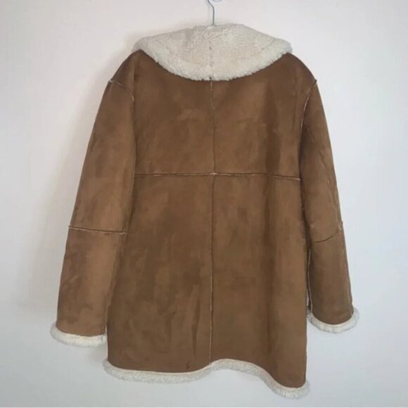 Wilfred Free Aritzia Ranch Jacket Faux Suede Sherpa M - Picture 5 of 13